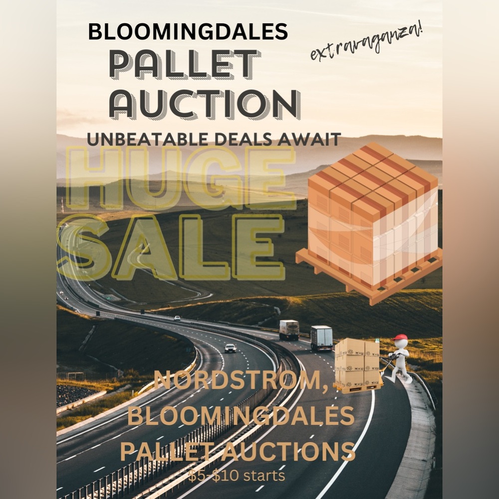 🚓🚓 PALLET AUCTION LIKE THIS LISTING TO BE NOTIFIED WHEN WE GO LIVE